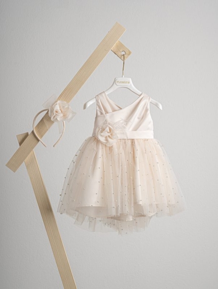Βαπτιστικό φόρεμα Piccolino Zoe Peach DR25S154 2τμχ