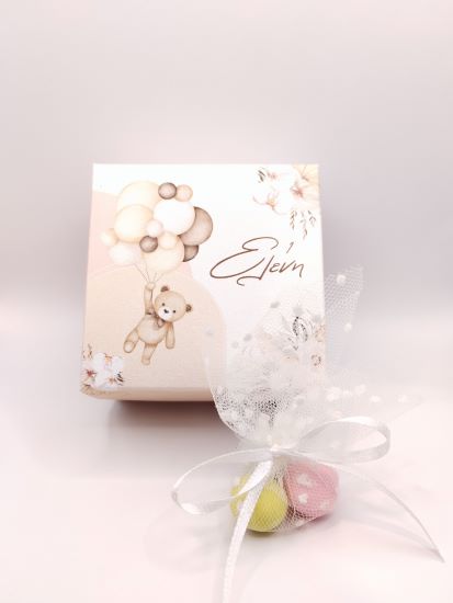 Μπομπονιέρα Βάπτισης Χάρτινο κουτάκι LC27