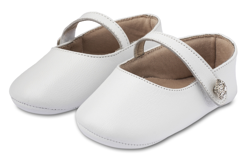 Βαπτιστικό Παπούτσι Micro για Κορίτσι BABYWALKER MI1619 Λευκό