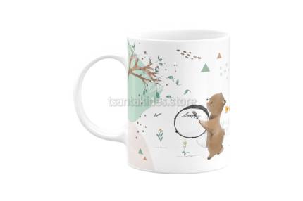 Κεραμική κούπα TWINS WOODPARTY TS288